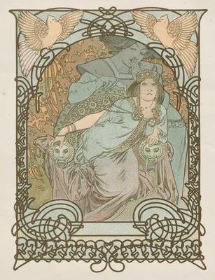 Ilsee, Princesse de Tripoli — Alphonse Mucha