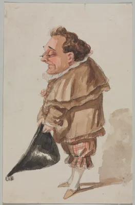 Man with a Large Hat — Paul Gavarni