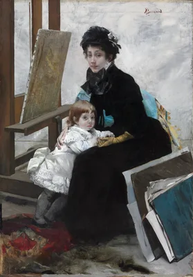 Madeleine Lerolle and Her Daughter Yvonne — Paul-Albert Besnard