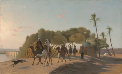 Leaving the Oasis — Jean-Léon Gérôme