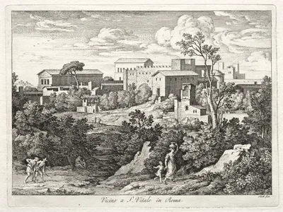 View of San Vitale, Rome — Joseph Anton Koch