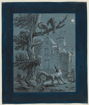The Fox and the Turkey Hens — Jean-Baptiste Oudry