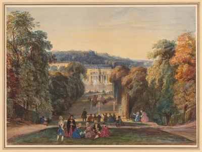 In the Park of Saint Cloud — Constant Troyon