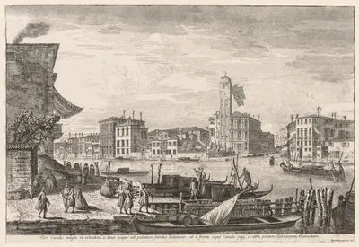 Views of Venice:  Cannaregio — Michele Marieschi