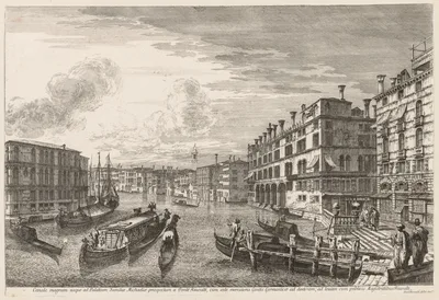 Views of Venice:  Grand Canal — Michele Marieschi