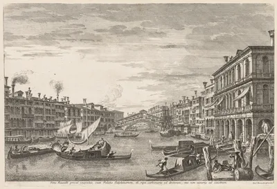 Views of Venice:  Rialto — Michele Marieschi