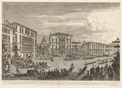 Views of Venice:  The Regatta — Michele Marieschi