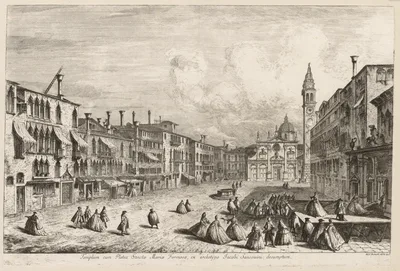 Views of Venice:  S. Maria Formosa — Michele Marieschi