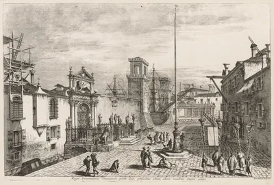 Views of Venice:  The Gates of the Arsenal — Michele Marieschi