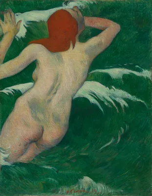 In the Waves (Dans les Vagues) — Paul Gauguin