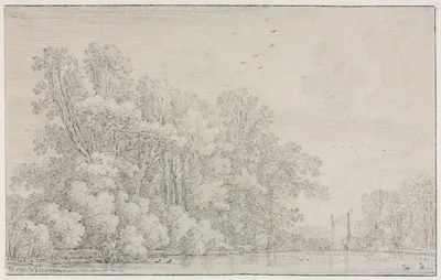 River Landscape — Simon de Vlieger
