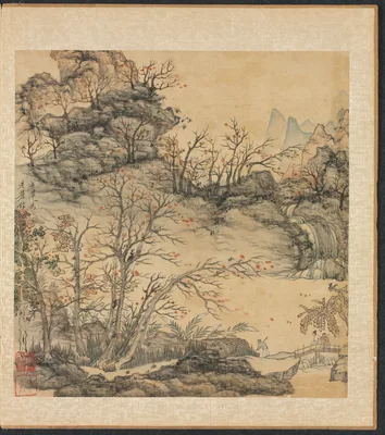 Paintings after Ancient Masters: Autumn Landscape — Chen Hongshou
