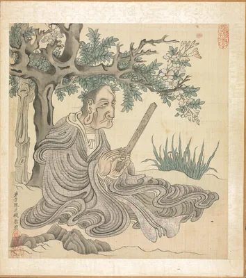 Paintings after Ancient Masters: A Lohan [after Guanxiu] — Chen Hongshou