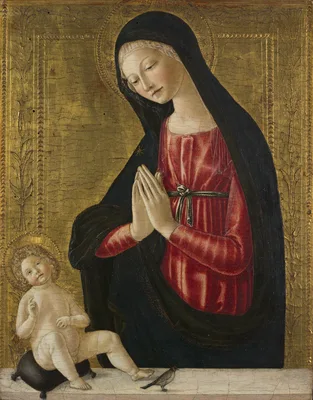 Virgin and Child with a Goldfinch — Neroccio di Bartolomeo de' Landi
