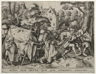 The Wedding of Mopsus and Nisa (The Dirty Bride) — Pieter van der Heyden