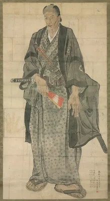 Portrait of Ōzora Buzaemon — Watanabe Kazan