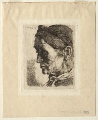 Head of a Peasant Woman — Wilhelm Leibl