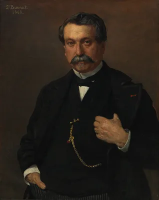Portrait of Jean Léglise, Merchant, Mayor of Saint-Martin-de-Seignanx — Léon Bonnat