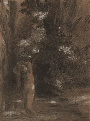 The Bath — Félix Bracquemond
