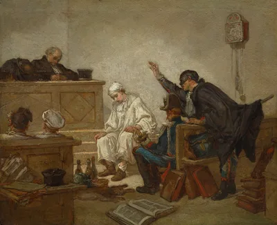 Pierrot in Criminal Court — Thomas Couture