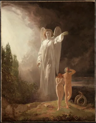 Expulsion of Adam and Eve — John Faed