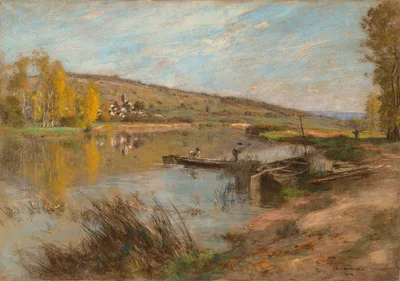 Quai au Sable, Chartèves — Léon Augustin Lhermitte