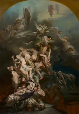 Heaven and Hell — Nicolas Francois Octave Tassaert