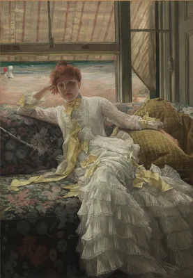Seaside (July: Specimen of a Portrait) — James Tissot