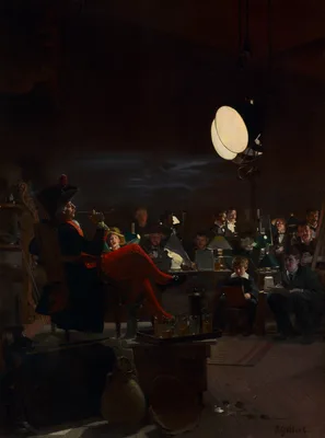 A Night Class — Jehan Georges Vibert