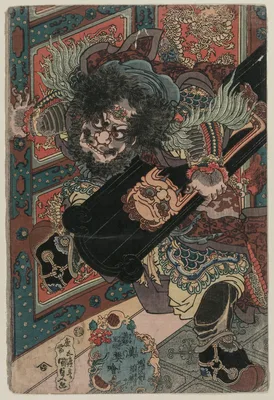The Military Tales of Han and Chu: Fan Kuai of the Han — Utagawa Toyokuni III