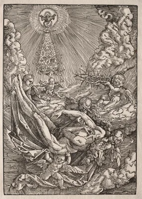 Christ Carried to Heaven by Angels — Hans Baldung Grien