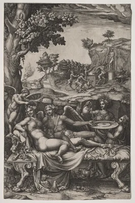 Cupid and Psyche — Giorgio Ghisi