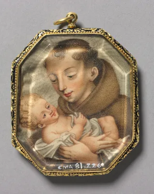 St. Francis with Christ Child (verso)