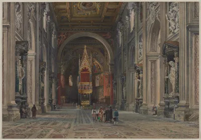 Interior of San Giovanni in Laterano, Rome — Martino del Don