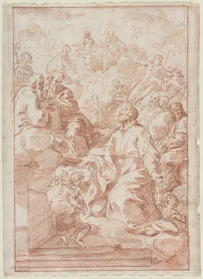 Vision of St. Philip Neri — Carlo Maratti