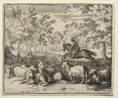 Reynard the Fox:  The Chase of the Stag — Allaert van Everdingen