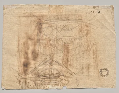 Two Sketches (verso) — Josef Platzer
