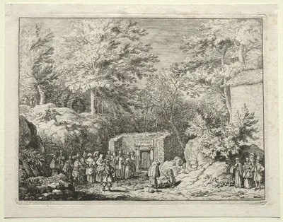 Four Springs in and around Spa: The Fourth Spring, The Spring at Sauvenière — Allaert van Everdingen