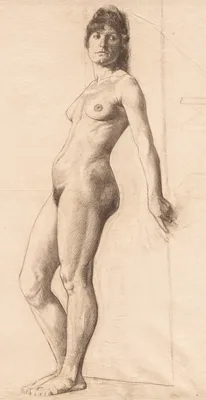 Standing Nude Model — Otto Henry Bacher