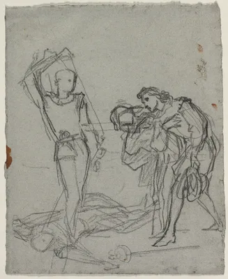 Duel after the Masked Ball (recto) — Thomas Couture