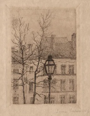 The Street Lamp — James Ensor