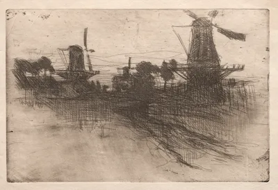 Evening, Dordrecht — John Henry Twachtman