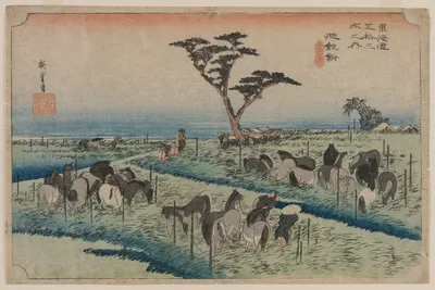 The Fifty-Three Stations of the Tokaido: Chiryu — Utagawa Hiroshige