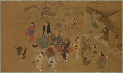 Spring Dance Scene — Hishikawa Moronobu