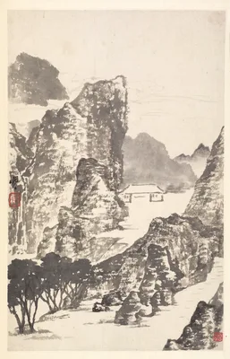 Landscape after Mi Fu — Min Zhen