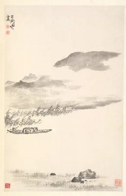 River Landscape — Min Zhen