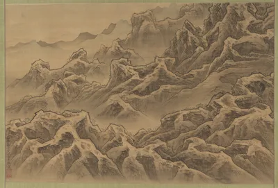 Mountains and Ravine — Suzuki Fuyō