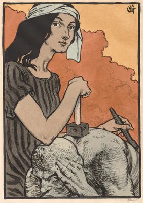 Sculptress — Eugène Grasset