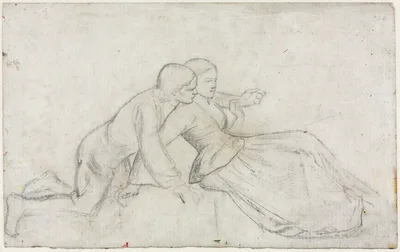 Study for "The Hireling Shepherd" — William Holman Hunt