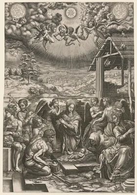 The Nativity — Giorgio Ghisi